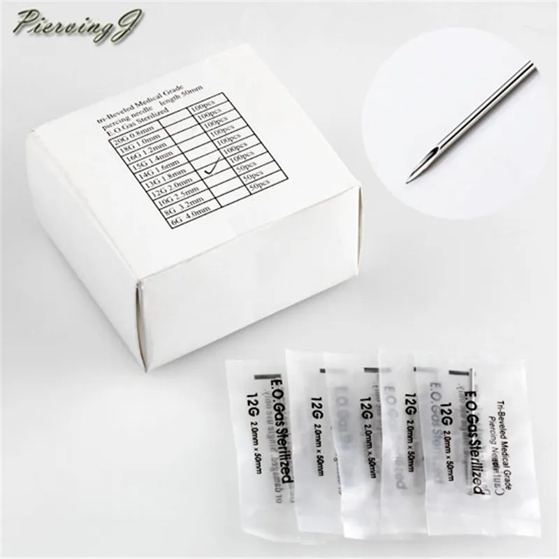 PiercingJ 10pcs Piercing Needles Surgical Steel Piercing 12G-20G Sterile Needles Lip Belly Eyebrow Nose Ear
PiercingJ 10pcs Piercing Needles Surgical Steel Piercing 12G-20G Sterile Needles Lip Belly Eyebrow Nose Ear