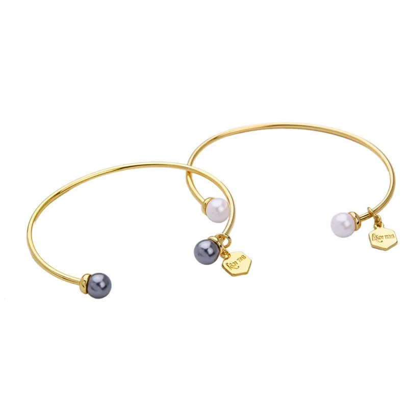 JUJIE Logo Chic Pearls Bangles For Women New Fashion Charm Gold Color Bracelets Jewelry Dropshipping
JUJIE Logo Chic Pearls Bangles For Women New Fashion Charm Gold Color Bracelets Jewelry Dropshipping