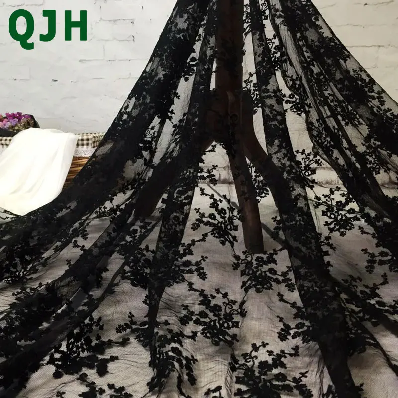 New Flower Cluster Transparent Net Embroidery Lace Fabric French Voile Guipure tulle mesh Lace Fabric For dress Width 130cm
New Flower Cluster Transparent Net Embroidery Lace Fabric French Voile Guipure tulle mesh Lace Fabric For dress Width 130cm