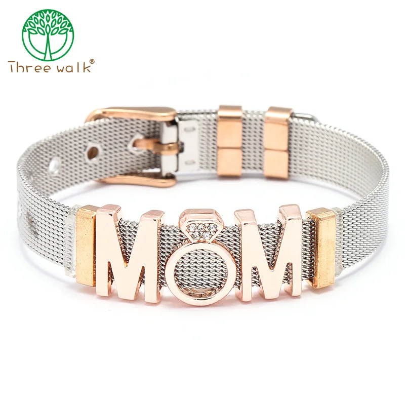 Dropshipping Jewelry Globe MOM Slide Charm Keeper Fine Bracelets Hollow Stainless Steel Mesh Bracelets for Women
Dropshipping Jewelry Globe MOM Slide Charm Keeper Fine Bracelets Hollow Stainless Steel Mesh Bracelets for Women
