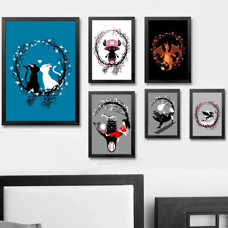 Circle Plants Cat One Pieces Dragon Abstract Minimalist Canvas Art Prints Painting Wall Picture for Children Living Room Decor
Circle Plants Cat One Pieces Dragon Abstract Minimalist Canvas Art Prints Painting Wall Picture for Children Living Room Decor