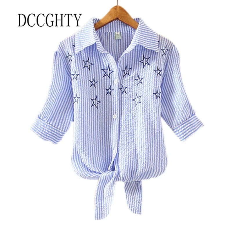 Summer Woman Chiffon Shirts Embroidery Slim Shirt Half Sleeve Loose Women Tops White Dot Casual Beach Femme Blouse Shirts
Summer Woman Chiffon Shirts Embroidery Slim Shirt Half Sleeve Loose Women Tops White Dot Casual Beach Femme Blouse Shirts