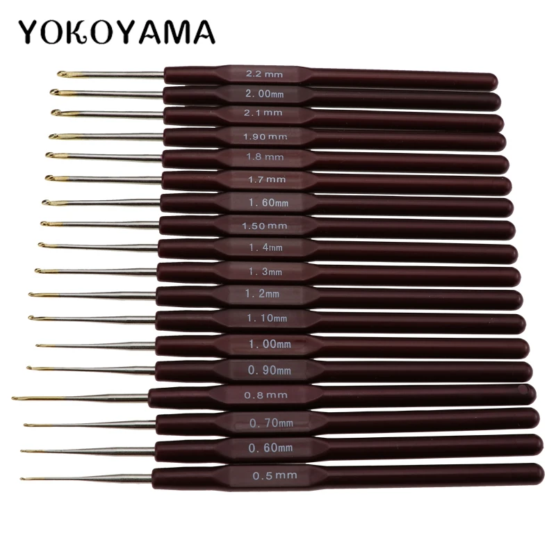 YOKOYAMA 18Pcs/Set Sewing Crochet Hook Hand Knitting Sweaters Scarves Sewing Needles Crochet Home Hand DIY Accessories 18 Size
YOKOYAMA 18Pcs/Set Sewing Crochet Hook Hand Knitting Sweaters Scarves Sewing Needles Crochet Home Hand DIY Accessories 18 Size