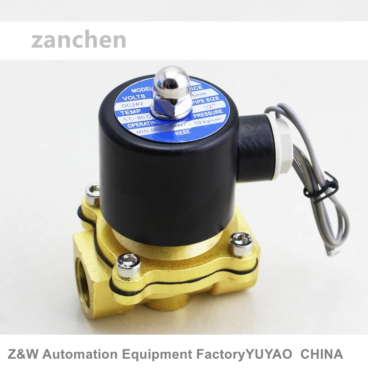ZANCHEN 2/2 Way 2W-250-25 1 дюймовый латунный электромагнитный клапан для воды 12 в 24 В постоянного тока
ZANCHEN 2/2 Way 2W-250-25 1 дюймовый латунный электромагнитный клапан для воды 12 в 24 В постоянного тока