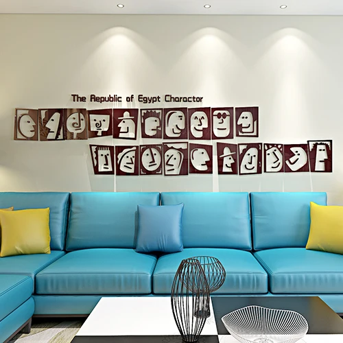 Face wall creative cartoon abstract personality Funny Cartoon Characters Acrylic Stickers DIY Home Decorations Interesting Gift
Face wall creative cartoon abstract personality Funny Cartoon Characters Acrylic Stickers DIY Home Decorations Interesting Gift