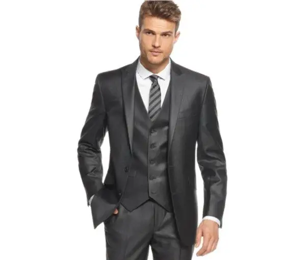 2017 New Custom made Charcoal Grey Groom Tuxedos Peaked Lapel Groomsmen Men Wedding Suit ( jacket+Pants+vest+tie)
2017 New Custom made Charcoal Grey Groom Tuxedos Peaked Lapel Groomsmen Men Wedding Suit ( jacket+Pants+vest+tie)