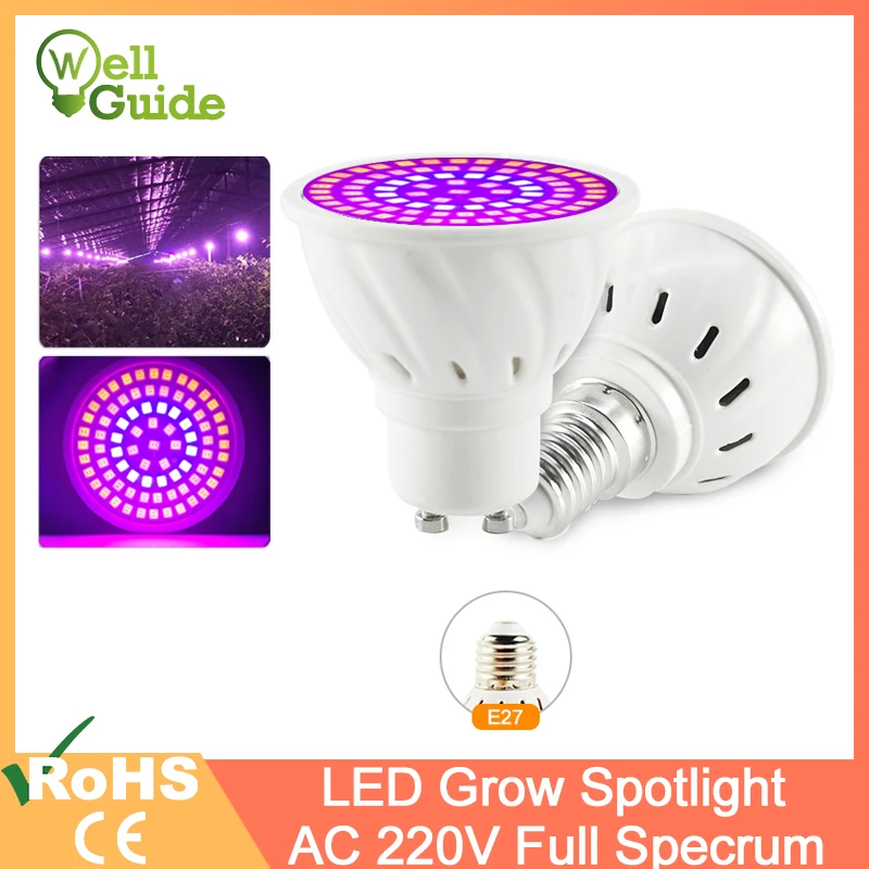 LED Grow Light E27 Lampada LED Grow Lamp Full Spectrum 4W 3W Indoor Plant Lamp IR UV Flowering Hydroponics
LED Grow Light E27 Lampada LED Grow Lamp Full Spectrum 4W 3W Indoor Plant Lamp IR UV Flowering Hydroponics