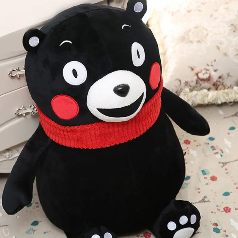 Симпатичная плюшевая игрушка Kumamon 18 см с красным шарфом | Игрушки и хобби