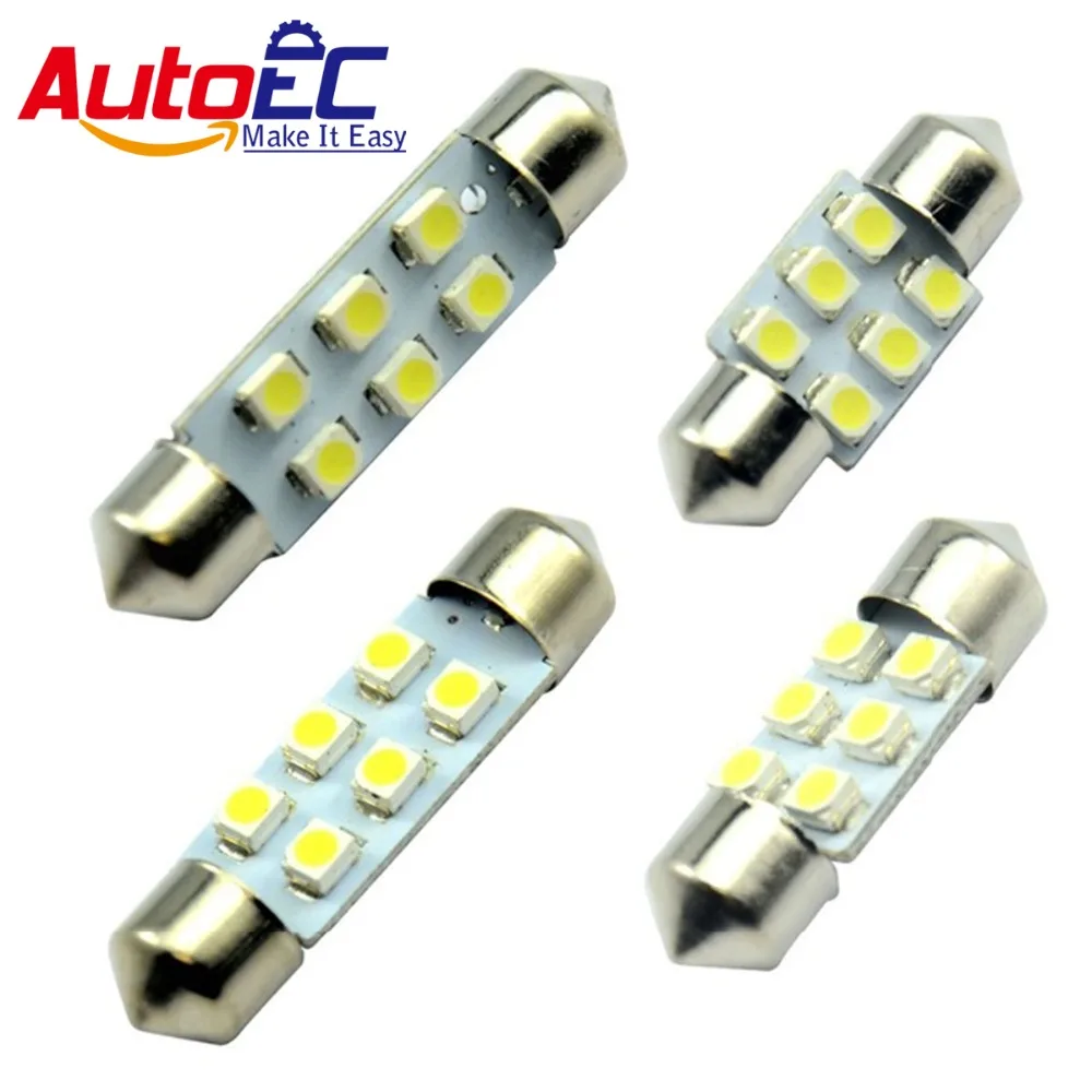 AutoEC 500x Festoon Dome C5W 6SMD 1210 LED 31mm/36mm/39mm/41mm Car Reading License Plate Luggage Compartment Light Bulb #LK01
AutoEC 500x Festoon Dome C5W 6SMD 1210 LED 31mm/36mm/39mm/41mm Car Reading License Plate Luggage Compartment Light Bulb #LK01