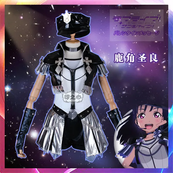 LoveLive!Sunshine saint snow Anime Cosplay Costume Believe_again Kaduno Seira Top+Vest+Pants+Hat Lovely style full sets A
LoveLive!Sunshine saint snow Anime Cosplay Costume Believe_again Kaduno Seira Top+Vest+Pants+Hat Lovely style full sets A