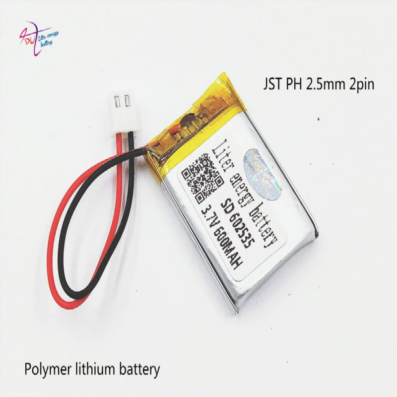 XHR-2P 2,54 600mAh 602535 3,7 V литий-полимерная батарея Bluetooth Беспроводная обучающая машина для динамиков
XHR-2P 2,54 600mAh 602535 3,7 V литий-полимерная батарея Bluetooth Беспроводная обучающая машина для динамиков