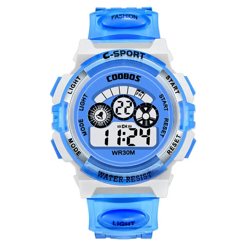 Popular Cool Children Watch Boy&Gilrs' Fashion Multi Function Colorful Light Sport Wristband ElectronicWatch Resin Strap Digital
Popular Cool Children Watch Boy&Gilrs' Fashion Multi Function Colorful Light Sport Wristband ElectronicWatch Resin Strap Digital