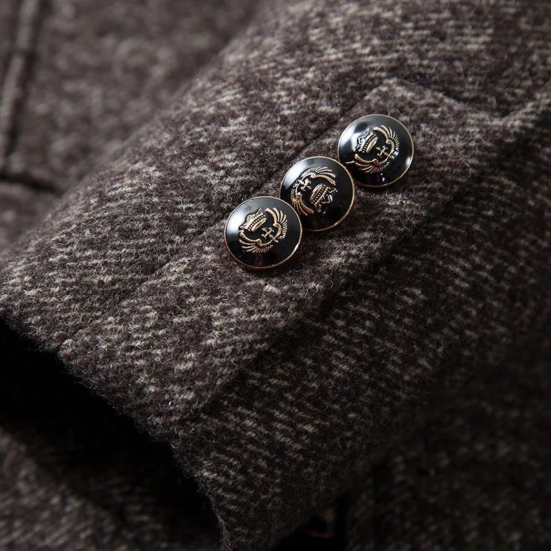Men'S Winter New Woolen Coat Men'S Lapel Detachable Scarf Thick Woolen Coat High Quality Warm Men'S Woolen
Men'S Winter New Woolen Coat Men'S Lapel Detachable Scarf Thick Woolen Coat High Quality Warm Men'S Woolen
