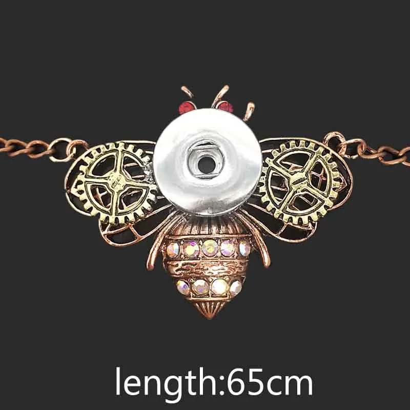 Crystal Bee Butterfly 072 Women's Vintage 12mm 18mm Snap Button Necklace Bohemian Necklaces Pendant DIY Jewelry For Women Gift
Crystal Bee Butterfly 072 Women's Vintage 12mm 18mm Snap Button Necklace Bohemian Necklaces Pendant DIY Jewelry For Women Gift