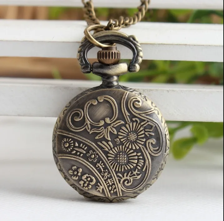 Wholesale 10 PCS/lot Quartz bronze pocket watch clock steampunk Necklace pendant pocket watches
Wholesale 10 PCS/lot Quartz bronze pocket watch clock steampunk Necklace pendant pocket watches