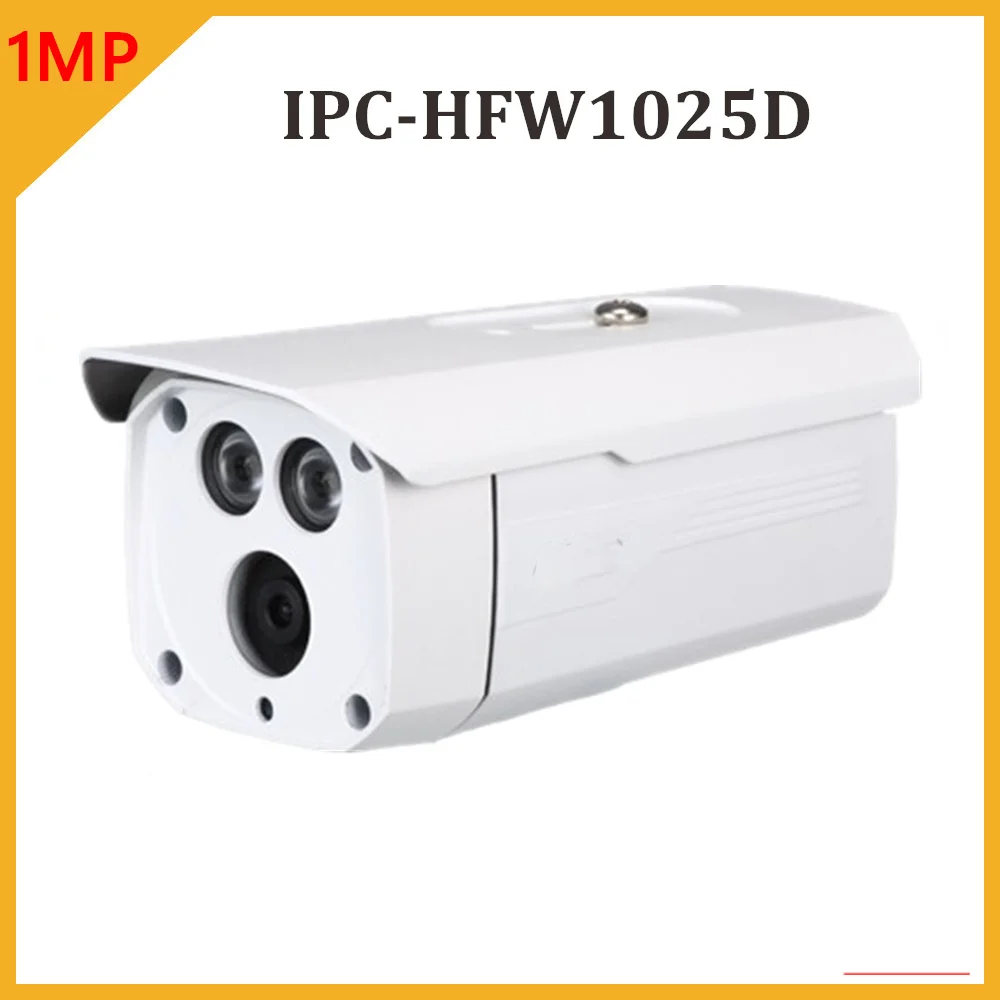 Оптовая Продажа DH IPC-HFW1025D 1MP Смарт H.264 пуля IP сети Камера Onvif Водонепроницаемый IP67