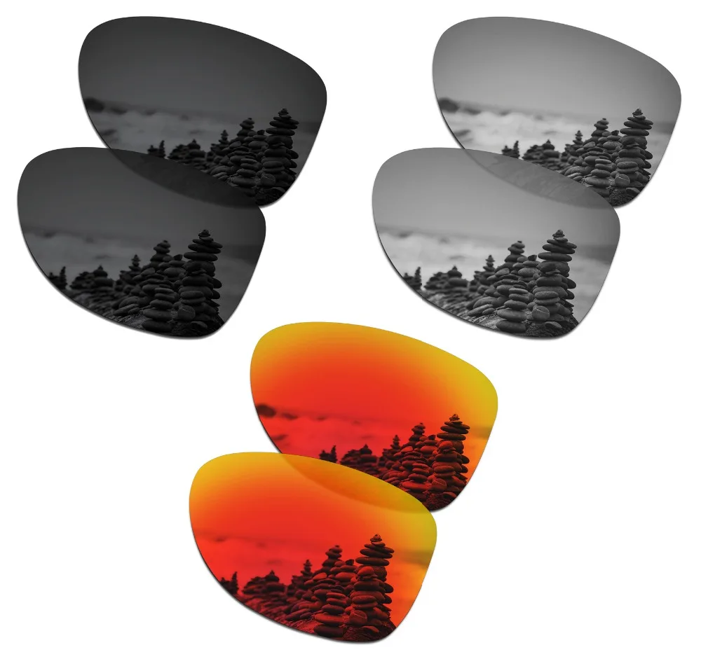 3 пары поляризованных солнцезащитных очков SmartVLT, Сменные линзы для Oakley Dispatch 2 Stealth, черный, серебристый, Титановый и огненно-красный
3 пары поляризованных солнцезащитных очков SmartVLT, Сменные линзы для Oakley Dispatch 2 Stealth, черный, серебристый, Титановый и огненно-красный