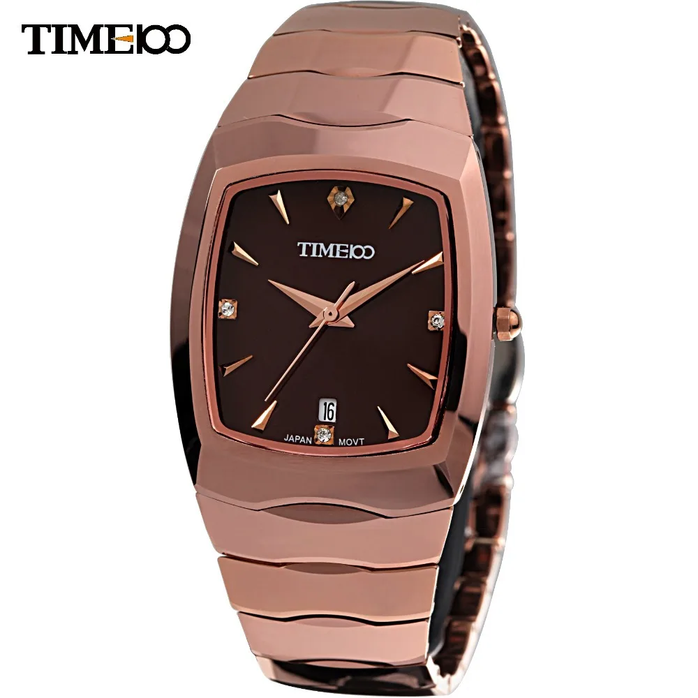 TIME100 Simple Men's Analog Calendar relojes Coffee Tungsten Steel Band Square Dial Business Casual Quartz Wrist Watch For Men
TIME100 Simple Men's Analog Calendar relojes Coffee Tungsten Steel Band Square Dial Business Casual Quartz Wrist Watch For Men