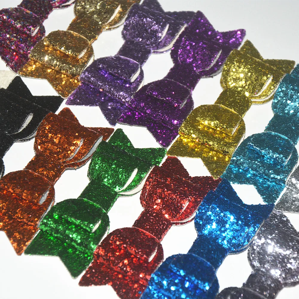 100pc/lot 3.6" Leather Glitter Hair Bow,Leather Glitter bow for Girls headband hair clips flat back 16 Color
100pc/lot 3.6" Leather Glitter Hair Bow,Leather Glitter bow for Girls headband hair clips flat back 16 Color