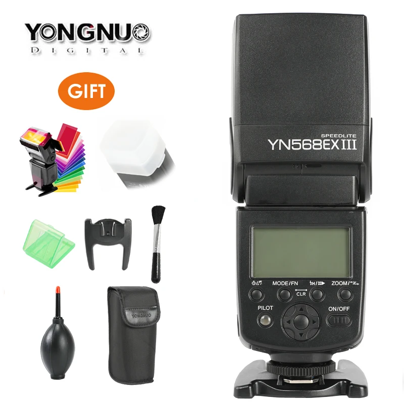 YONGNUO YN-568EX II YN568EX III Беспроводная TTL HSS Вспышка Speedlite для Canon 1100D 650D 600D 700D для Nikon D800 D750 D7100
YONGNUO YN-568EX II YN568EX III Беспроводная TTL HSS Вспышка Speedlite для Canon 1100D 650D 600D 700D для Nikon D800 D750 D7100