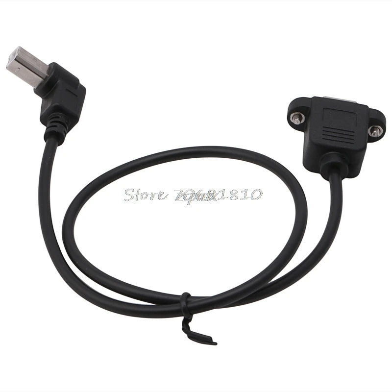 Новейший 50 см Удлинительный Кабель USB 2 0 B папа-USB мама разъем для принтера