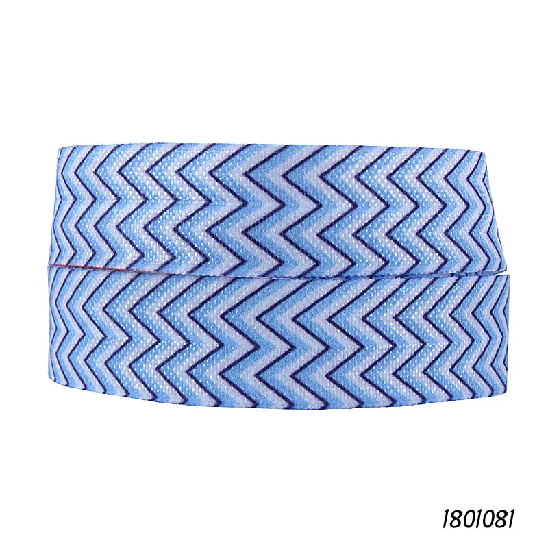 (50 yards/lot) Flora Ribbons chevron printed foe fold over elastic for hair accessories
(50 yards/lot) Flora Ribbons chevron printed foe fold over elastic for hair accessories