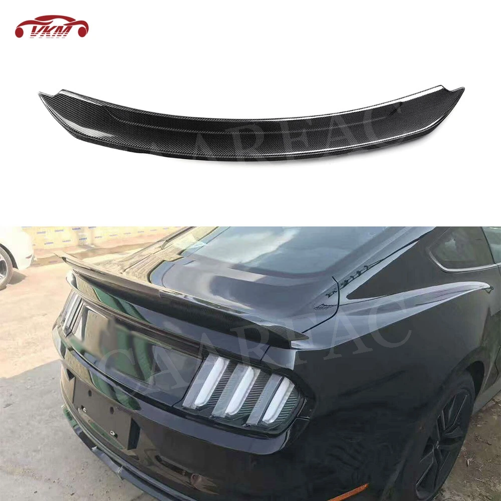 Carbon Fiber Rear Spoiler Wings for Ford Mustang GT V8 V6 Coupe Spoiler 2015 -2018 GT350 Style Car Boot External Decoration
Carbon Fiber Rear Spoiler Wings for Ford Mustang GT V8 V6 Coupe Spoiler 2015 -2018 GT350 Style Car Boot External Decoration