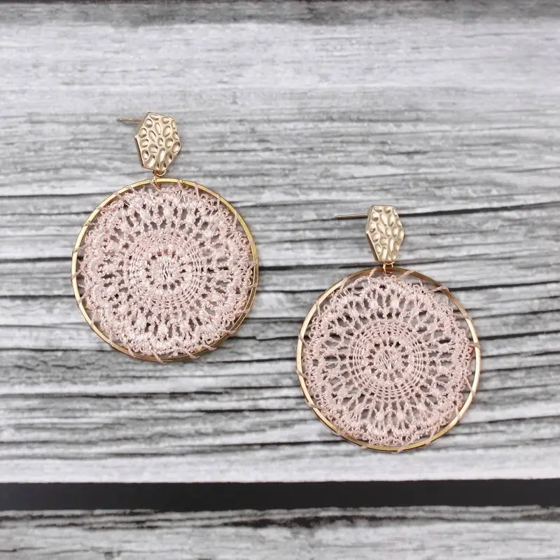 ZWPON Hammered Hexagon Tatting Round Earrings 2019 New Product Geometric Simple Statement Earrings Wholesale
ZWPON Hammered Hexagon Tatting Round Earrings 2019 New Product Geometric Simple Statement Earrings Wholesale