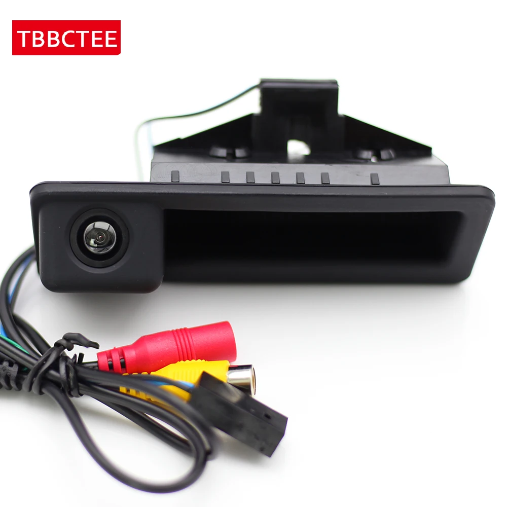 CCD HD камера заднего вида для BMW 5 M5 E39 E60 E61 ночного видения с ручкой багажника