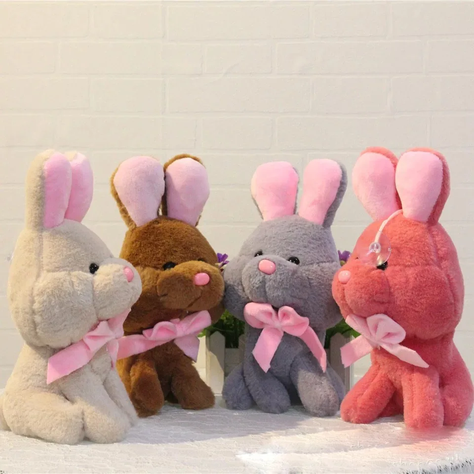 25 см мультфильм 4 цвета длинный Ушастый kawaii bunny Мягкие плюшевые игрушки куклы