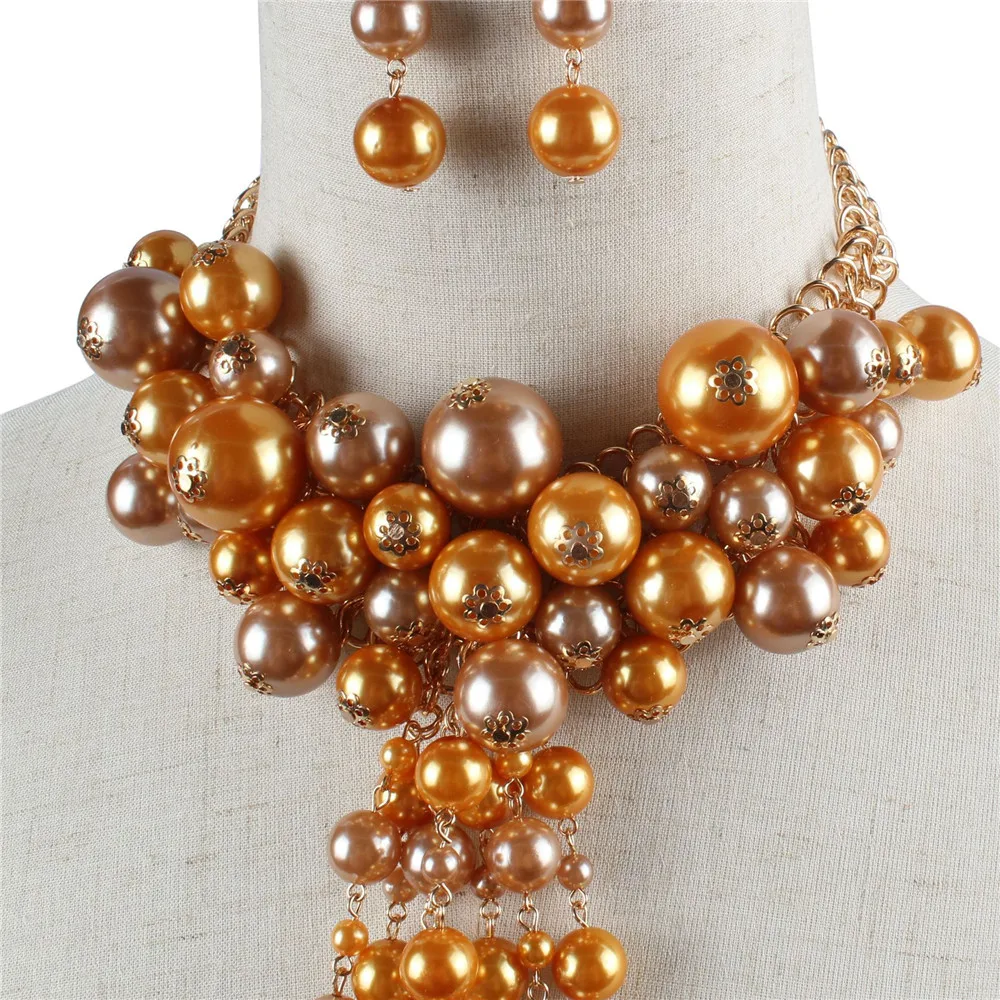 Europeans and Americans exaggerated national style multi-layered tassels handmade accessories and exquisite necklaces FY19022306
Europeans and Americans exaggerated national style multi-layered tassels handmade accessories and exquisite necklaces FY19022306