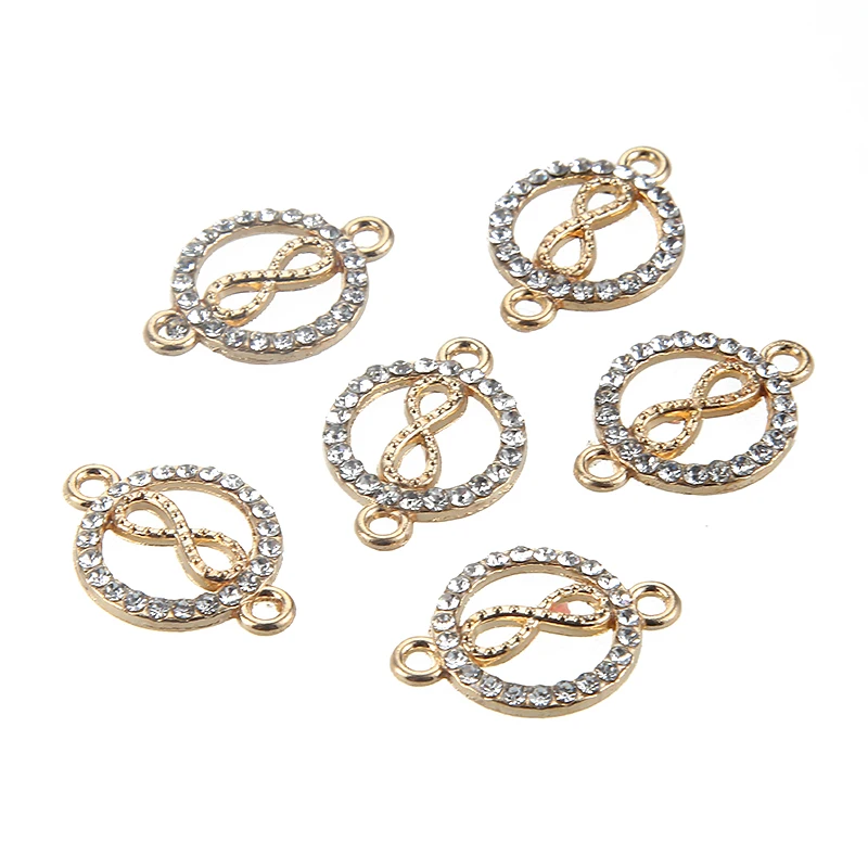 10Pcs Wing Moon Shape Gold Color Rhinestones Crystal Infinity Symbol Connector Charms For DIY Fashion Necklace Bracelets Jewelry
10Pcs Wing Moon Shape Gold Color Rhinestones Crystal Infinity Symbol Connector Charms For DIY Fashion Necklace Bracelets Jewelry