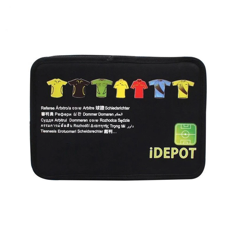 Hot sales Football referee bag Professional Soccer wallet set for referee Sports toolkit portable Football Match bags equipment
Hot sales Football referee bag Professional Soccer wallet set for referee Sports toolkit portable Football Match bags equipment