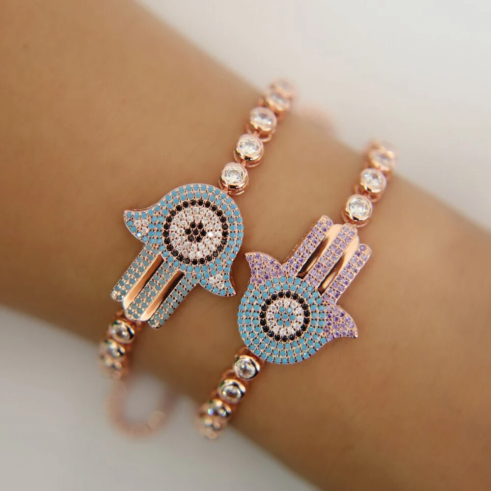 simple Blue Evil Eye Charms Bracelets & Bangles With Adjustable Chain CZ turkish girl rose charm Link Chain Bracelet for women
simple Blue Evil Eye Charms Bracelets & Bangles With Adjustable Chain CZ turkish girl rose charm Link Chain Bracelet for women