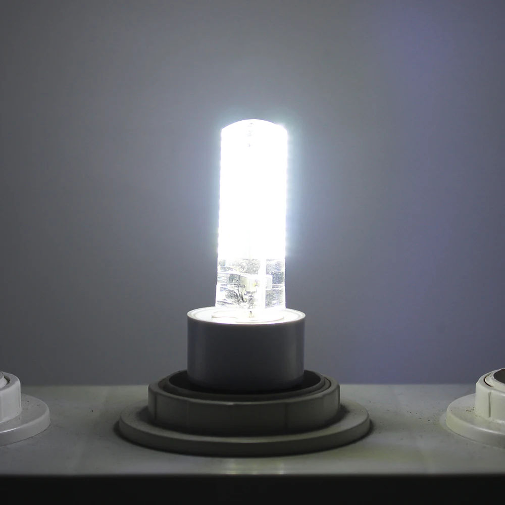 10pcs/lot KARWEN LED Bulb Lamp G4 3W High Power SMD3014 2835 DC 12V AC 220V White/Warm White Light Silicone Chandeliers
10pcs/lot KARWEN LED Bulb Lamp G4 3W High Power SMD3014 2835 DC 12V AC 220V White/Warm White Light Silicone Chandeliers