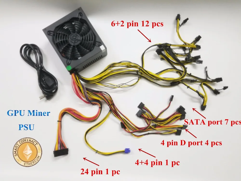 Блок питания Ethereum, 1800 Вт, макс. 12 В, 380 А, для GPU-карт R9 470 RX RX480 6
Блок питания Ethereum, 1800 Вт, макс. 12 В, 380 А, для GPU-карт R9 470 RX RX480 6