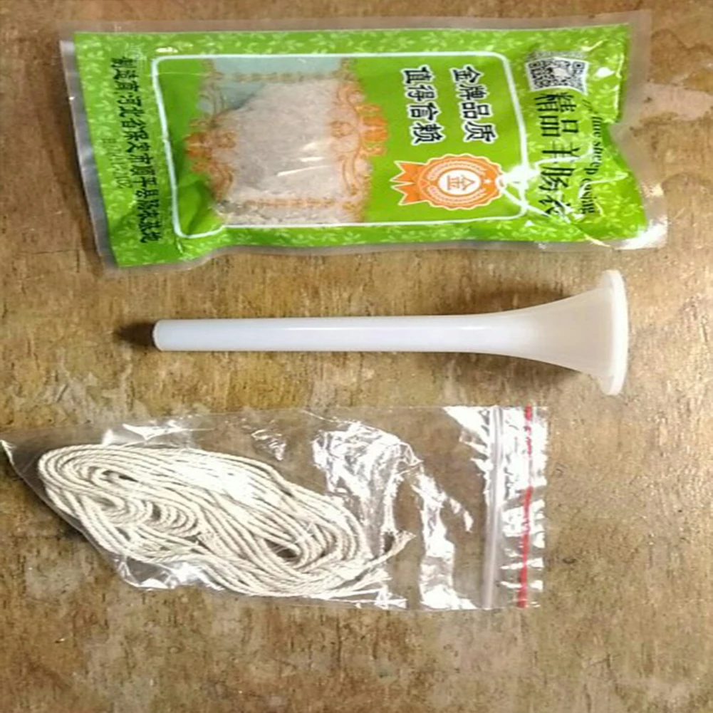 20 Meter/Bag Salted Casings for Sausage Diameter 20mm Funnel Stuffer Filler Nozzles Sausage Line Meat Tools Inedible Casings
20 Meter/Bag Salted Casings for Sausage Diameter 20mm Funnel Stuffer Filler Nozzles Sausage Line Meat Tools Inedible Casings