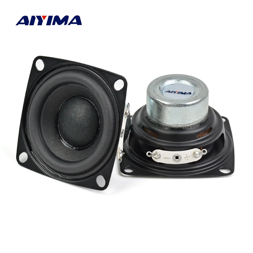 AIYIMA 2Pcs 2 Inch Full Range Speakers 20 Core 4 Ohm 10W Enthusiast DIY Flat Arc Rubber Edge Neodymium Magnet HiFi Speaker
AIYIMA 2Pcs 2 Inch Full Range Speakers 20 Core 4 Ohm 10W Enthusiast DIY Flat Arc Rubber Edge Neodymium Magnet HiFi Speaker
