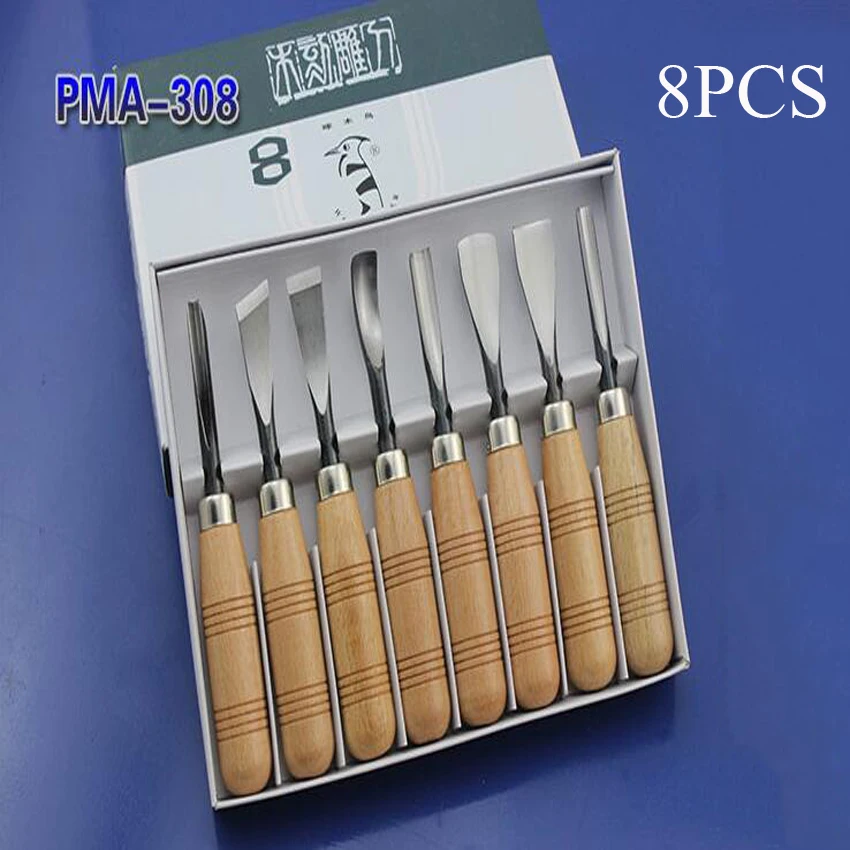 High quality Promotions The Best Price 8Pcs Dry hand Wood Carving Tools Chip Detail Chisel set Knives tool woodcut knife PMA-308
High quality Promotions The Best Price 8Pcs Dry hand Wood Carving Tools Chip Detail Chisel set Knives tool woodcut knife PMA-308