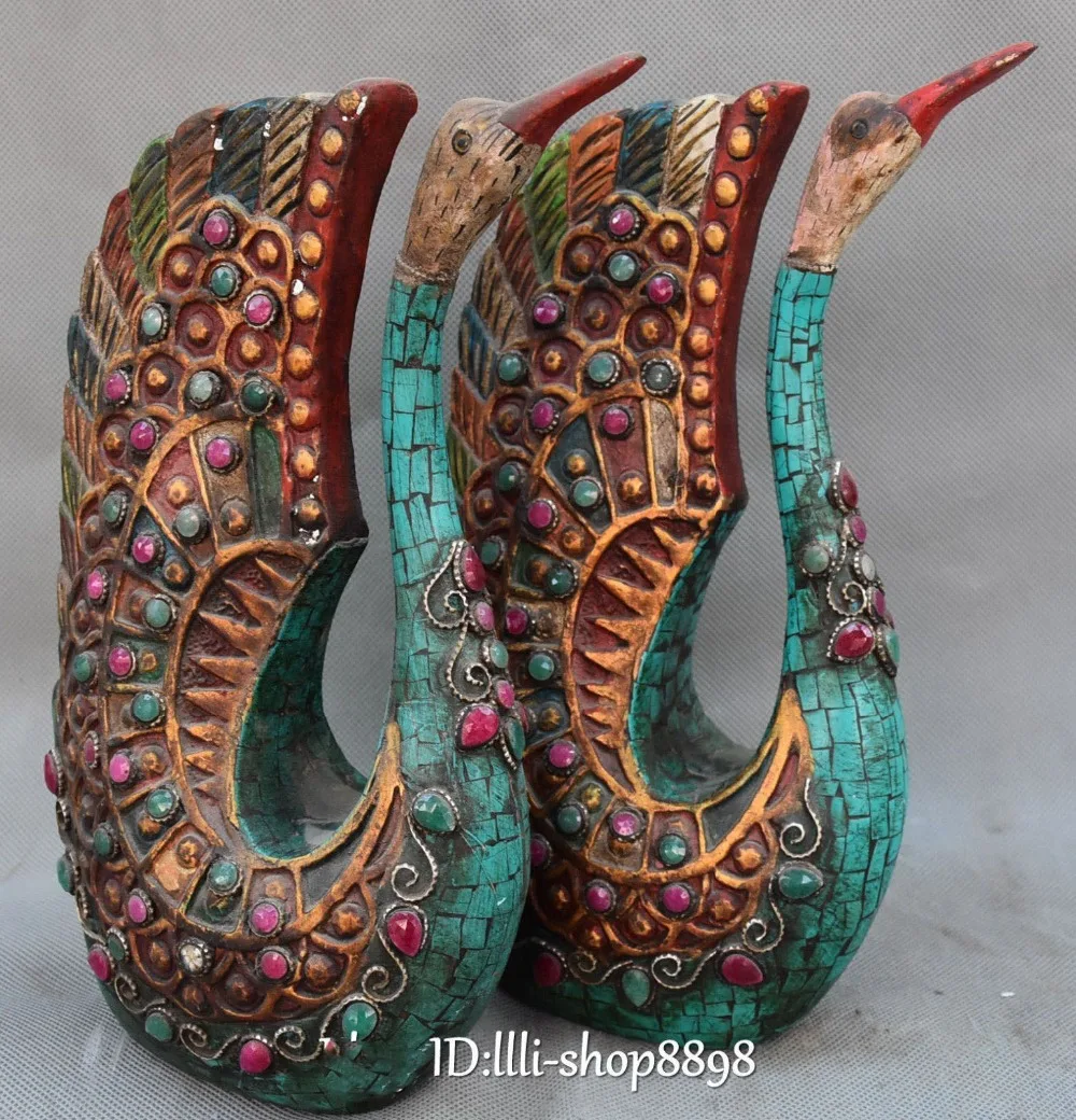 christmas Old China Purple Bronze Gilt Inlay Turquoise Gem Peacock Peahen Bird Statue Pair halloween
christmas Old China Purple Bronze Gilt Inlay Turquoise Gem Peacock Peahen Bird Statue Pair halloween