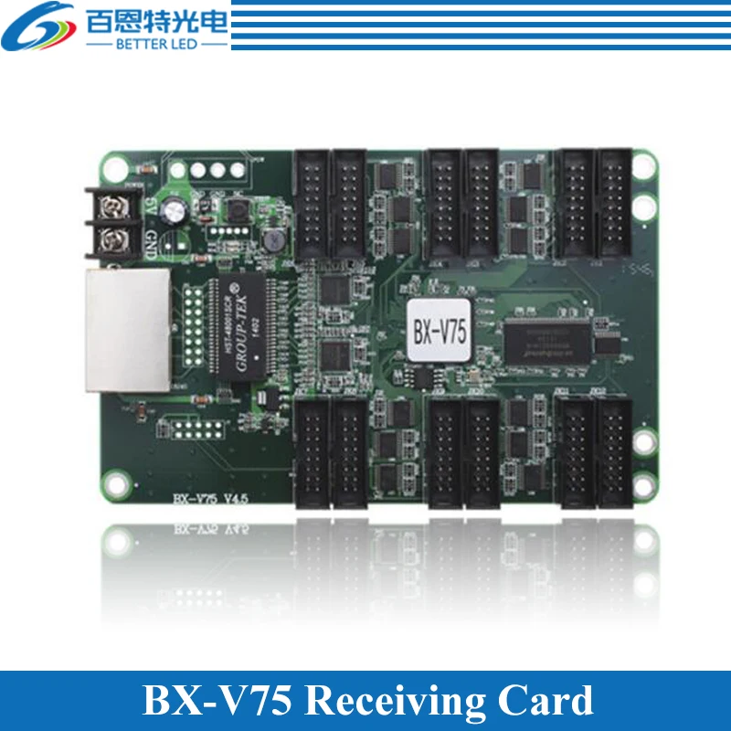 BX V75 Onbon карта приема полноцветный светодиодный дисплей управления|control card|led display