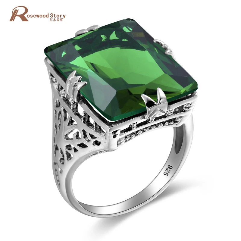 Luxury Green Russian Green CZ Stone Cocktail Ring 925 Sterling Silver Rings for Women Fine Jewelry Women Fashion Classic Set
Luxury Green Russian Green CZ Stone Cocktail Ring 925 Sterling Silver Rings for Women Fine Jewelry Women Fashion Classic Set