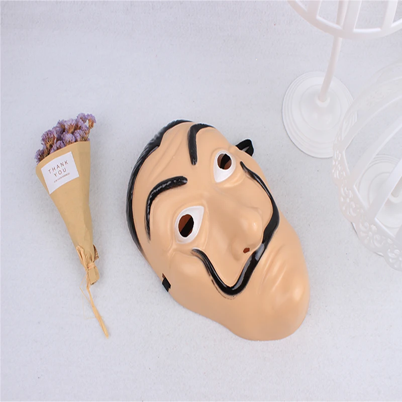 Wholesale 30 PCS Halloween Cosplay Costume La Casa De Papel Face Mask Salvador Dali Cosplay Movie Mask Realistic Party Mask
Wholesale 30 PCS Halloween Cosplay Costume La Casa De Papel Face Mask Salvador Dali Cosplay Movie Mask Realistic Party Mask