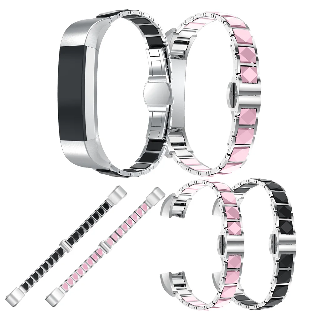 Smart Bracelet Wrist Strap For Fit bit Alta HR Band Pink Ceram+Stainless Steel Butterfly Clasp luxurious Watchband Accessories
Smart Bracelet Wrist Strap For Fit bit Alta HR Band Pink Ceram+Stainless Steel Butterfly Clasp luxurious Watchband Accessories