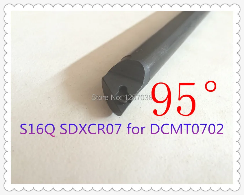 CNC lathe inner hole turning tool rod 95 Degree S16Q SDXCR07 Shank Diameter 16mm Length 180mm Internal turning tool
CNC lathe inner hole turning tool rod 95 Degree S16Q SDXCR07 Shank Diameter 16mm Length 180mm Internal turning tool