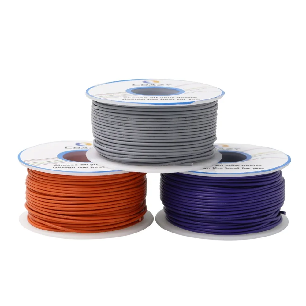 23 м многожильный 20AWG 10 цветов UL1007 экологически благоприятный электронный провод