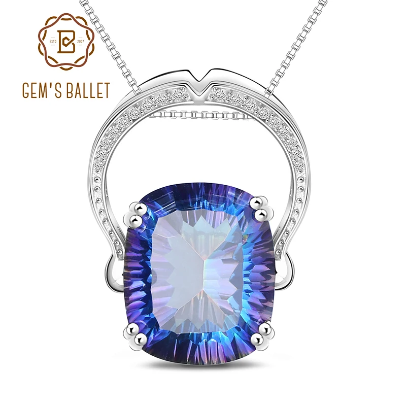 Женское ожерелье с подвеской GEM'S BALLET, винтажное ювелирное изделие из стерлингового серебра 925 пробы с натуральным радужным огнем и мистичес...
Женское ожерелье с подвеской GEM'S BALLET, винтажное ювелирное изделие из стерлингового серебра 925 пробы с натуральным радужным огнем и мистичес...