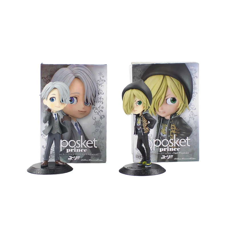 15 см Q version YURI! Фигурка аниме на льду Posket Prince The ICE Yuri Plisetsky Victor Nikiforov экшн фигурка ПВХ