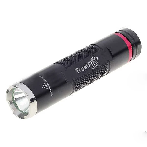 

Высокопрочный светодиодный фонарик TrustFire R5-A3 Cree XP-G-R5 3-Mode 230-Lumen Memory (1 * батарея AA)