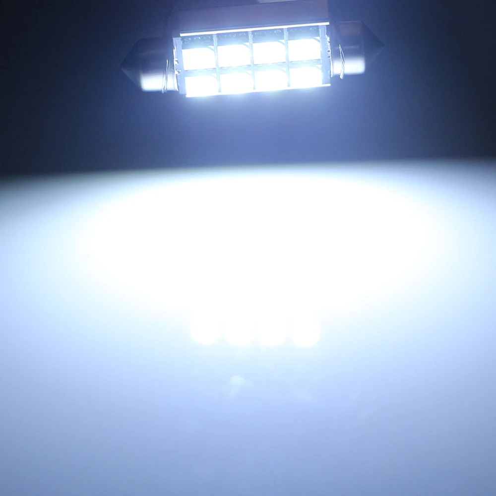 50pcs 42mm C5W C10W Canbus 5050 8 SMD No Error Festoon Led Car Licence Plate Light Auto Interior Dome lamp Reading Lights
50pcs 42mm C5W C10W Canbus 5050 8 SMD No Error Festoon Led Car Licence Plate Light Auto Interior Dome lamp Reading Lights